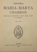 Siostra Maria - Marta Chambon 1938 r.