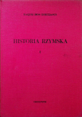 Historia rzymska tom I