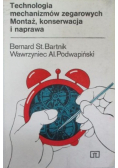 Technologia mechanizmów zegarowych montaż konserwacja i naprawa