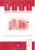 Silesian Journal of Legal Studies Volume 2