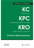 Edycja cywilna Kodeks cywilny. Kodeks postępowania cywilnego. Kodeks rodzinny i opiekuńczy