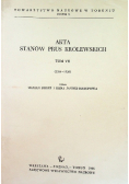 Akta stanów Prus królewskich Tom 7