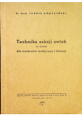 Technika sekcji zwłok 1947 r