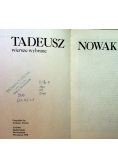 Nowak Wiersze wybrane