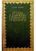 Studja z zakresu literatury i filozofji 1925 r.