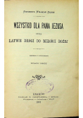 Wszystko dla Pana Jezusa 1901 r.