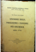 Senatorowie świeccy podskarbiowie i starostowie Prus Królewskich 1921 r