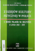 Z dziejów kultury fizycznej w Polsce