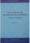 Test uczenia sie wzrokowo słuchowego