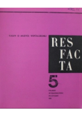 Teksty o muzyce współczesnej Resfacta 5
