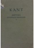 Krytyka Czystego Rozumu Tom I