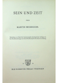 Sein und zeit
