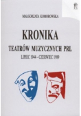 Kronika teatrów muzycznych prl