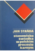 Stanowisko świadka w polskim procesie karnym