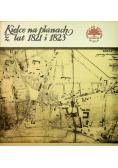 Kielce na planach z lat 1821 i 1823