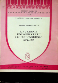 Drukarnie Uniwersytetu Jagiellońskiego 1678 1783