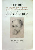 Lettres a Odilon Redon