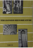 Teka Komisji Historii Sztuki Tom III
