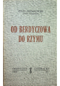 Od Berdyczowa do Rzymu II Obieg