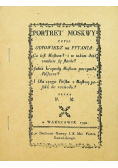 Portret Moskwy Reprint 1790 r