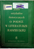 Zbiór artykułów historycznych o Polsce w literaturze radzieckiej 1950r