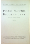 Polski Słownik Biograficzny Tom VII