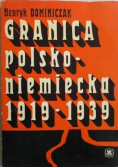 Granica polsko - niemiecka 1919 - 1939