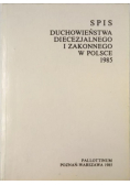 Spis duchowieństwa diecezjalnego i zakonnego w Polsce 1985