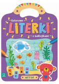 Kolorowe literki z naklejkami od 5 lat