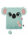 Pamiętnik z kłódką A5/96K Włochacz Koala