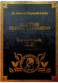 Słownik Języka polskiego Tom 6 reprint z 1860 r.