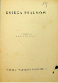 Księga psalmów 1937 r.