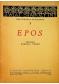 Świat starożytny Biblioteczka popularna Tom 2 Epos 1949 r.