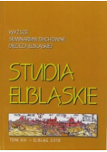 Studia Elbląskie Tom XIX
