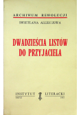 Dwadzieścia listów do przyjaciela