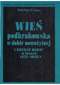 Wieś podkrakowska w dobie nowożytnej