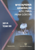 Wystąpienia generalne rzecznika praw dziecka Tom VIII