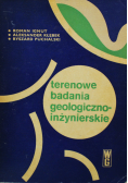 Terenowe badania geologiczno   inżynierskie