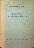 Elementy algebry wyższej