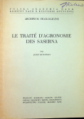 Le Traite d Agronomie des Saserna