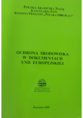 Ochrona środowiska w dokumentach Unii Europejskiej