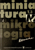Miniatura i mikrologia literacka Tom 3