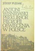 Antoni Wiśniewski Prekursor Filozofii Oświecenia w Polsce