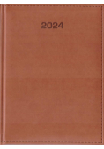 Kalendarz 2024 tygodniowy B5 Vivella jasny brąz