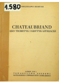Chateaubriand jako teoretyk i krytyk literacki
