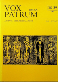 Vox patrum Antyk Chrześcijański Nr 38 39 / 00