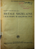 Metale nieżelazne i ich stopy w odlewnictwie