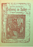 Mądra rozmowa królowej ze Sabby z królem Salomonem Reprint