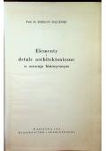 Elementy i Detale Architektoniczne