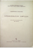 Epigrammatum Libellus